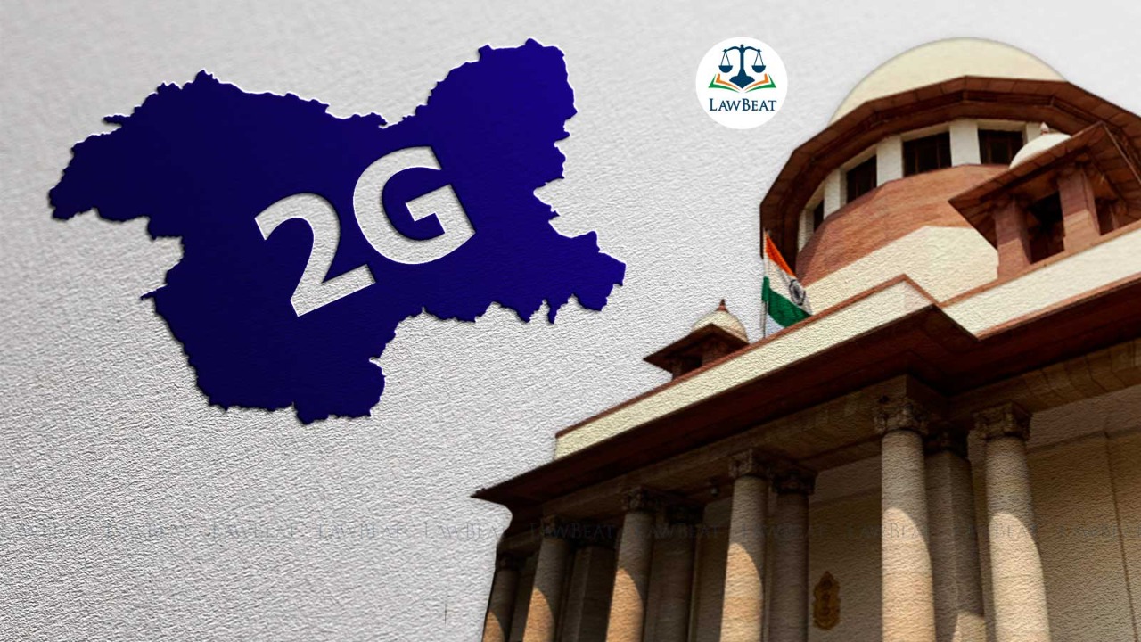 Top Court issues notice in plea filed against orders restricting internet speed to 2G in Jammu & Kashmir Top Court issues notice in plea filed against orders restricting internet speed to 2G in Jammu & Kashmir